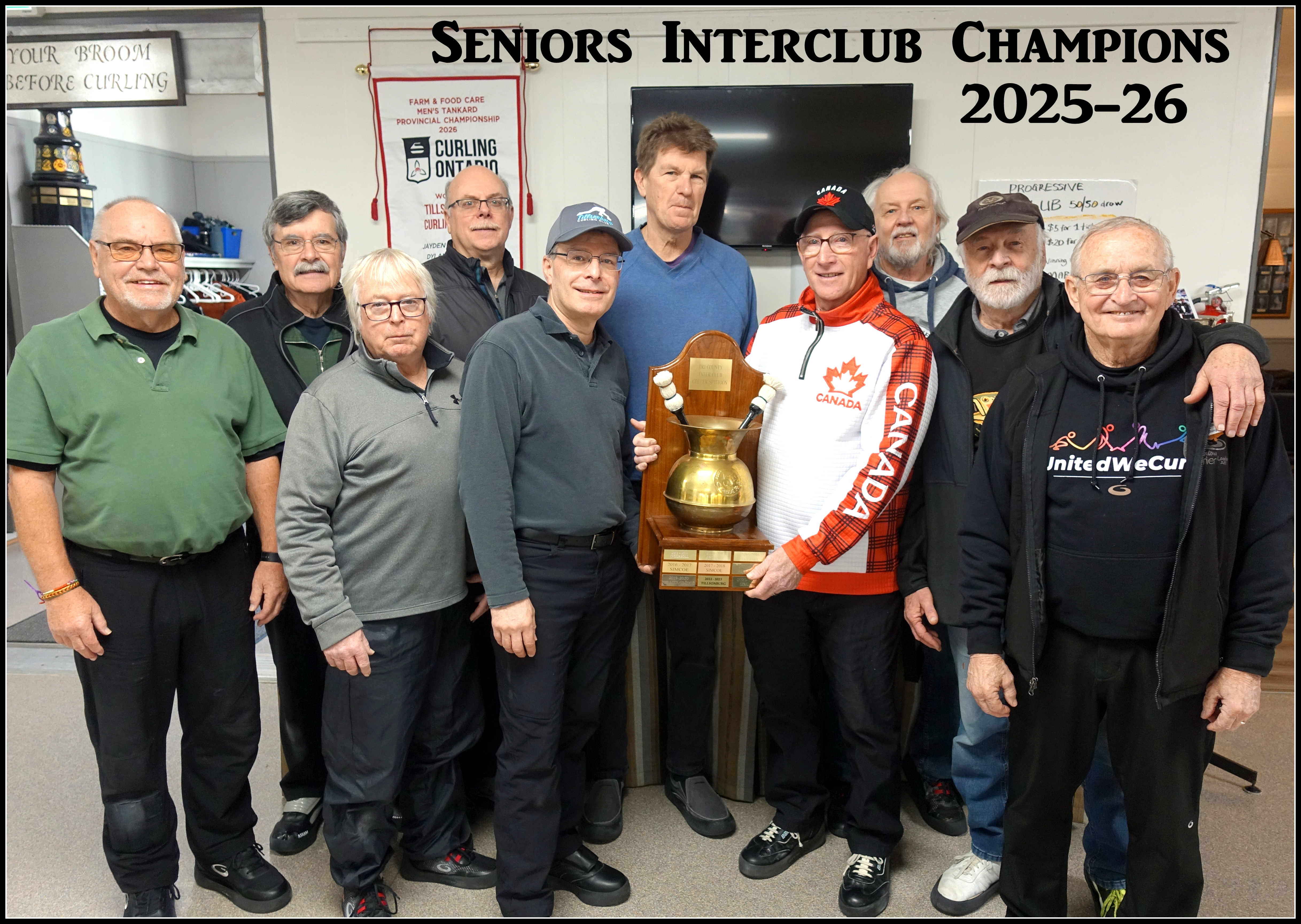 Senior Men's Interclub Champions 2025-26